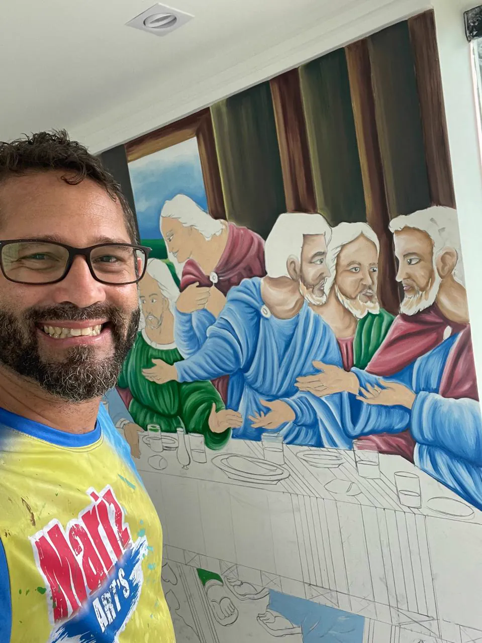 Obra, mural ou registro do trabalho de Júnior Mariz 5