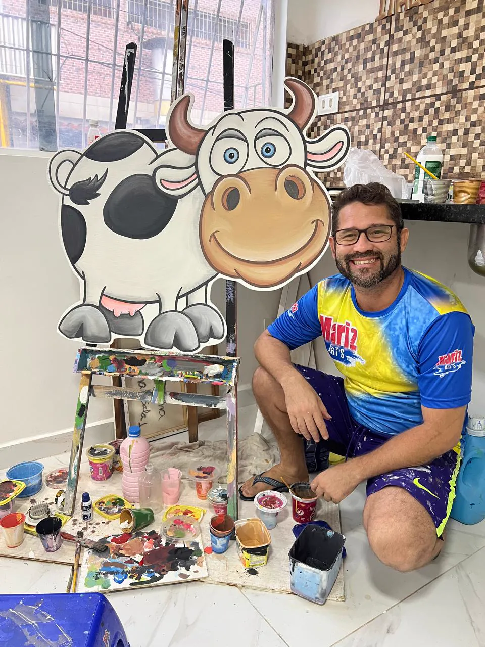 Obra, mural ou registro do trabalho de Júnior Mariz 6