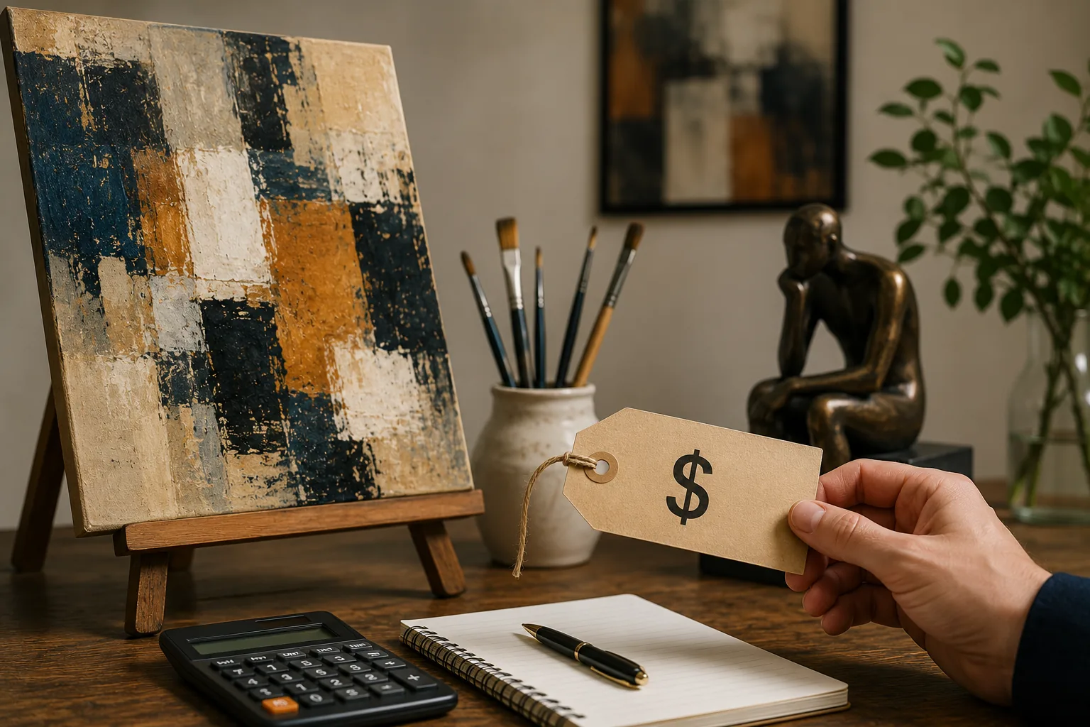 Como definir o preço de uma obra de arte